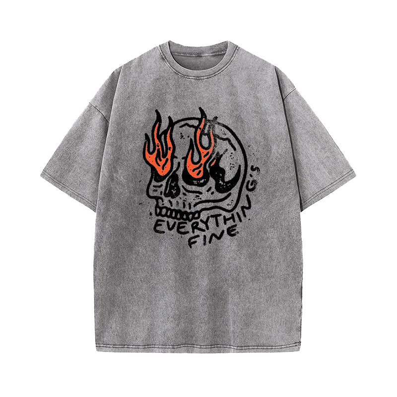 Everything Is Fine Washed T-Shirt