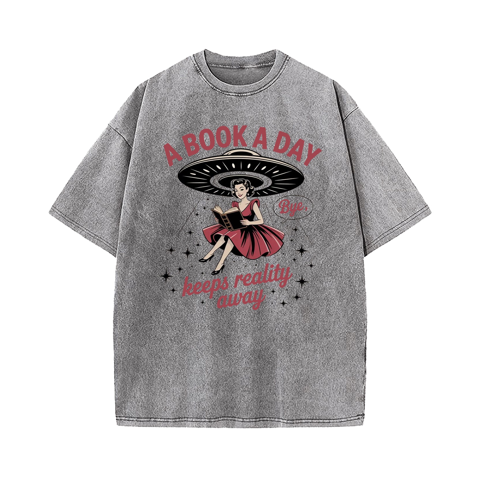 A Book A Day Washed T-Shirt