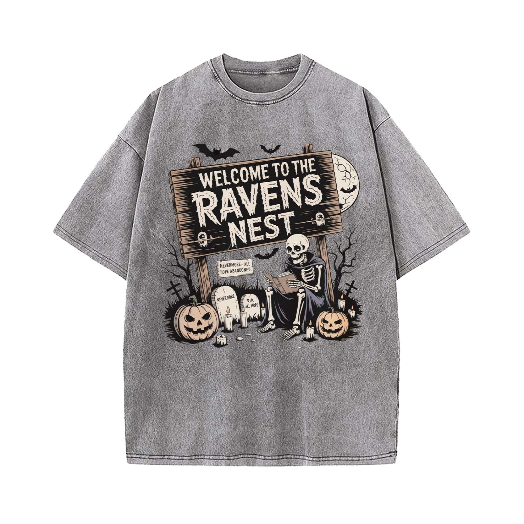 Welcome to the Raven's Nest Washed T-Shirt
