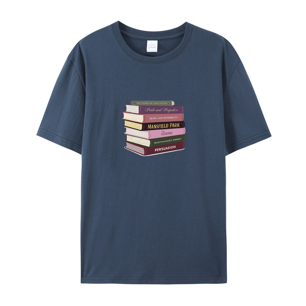 Jane Austen Literary Gift for Readers cotton T-shirt