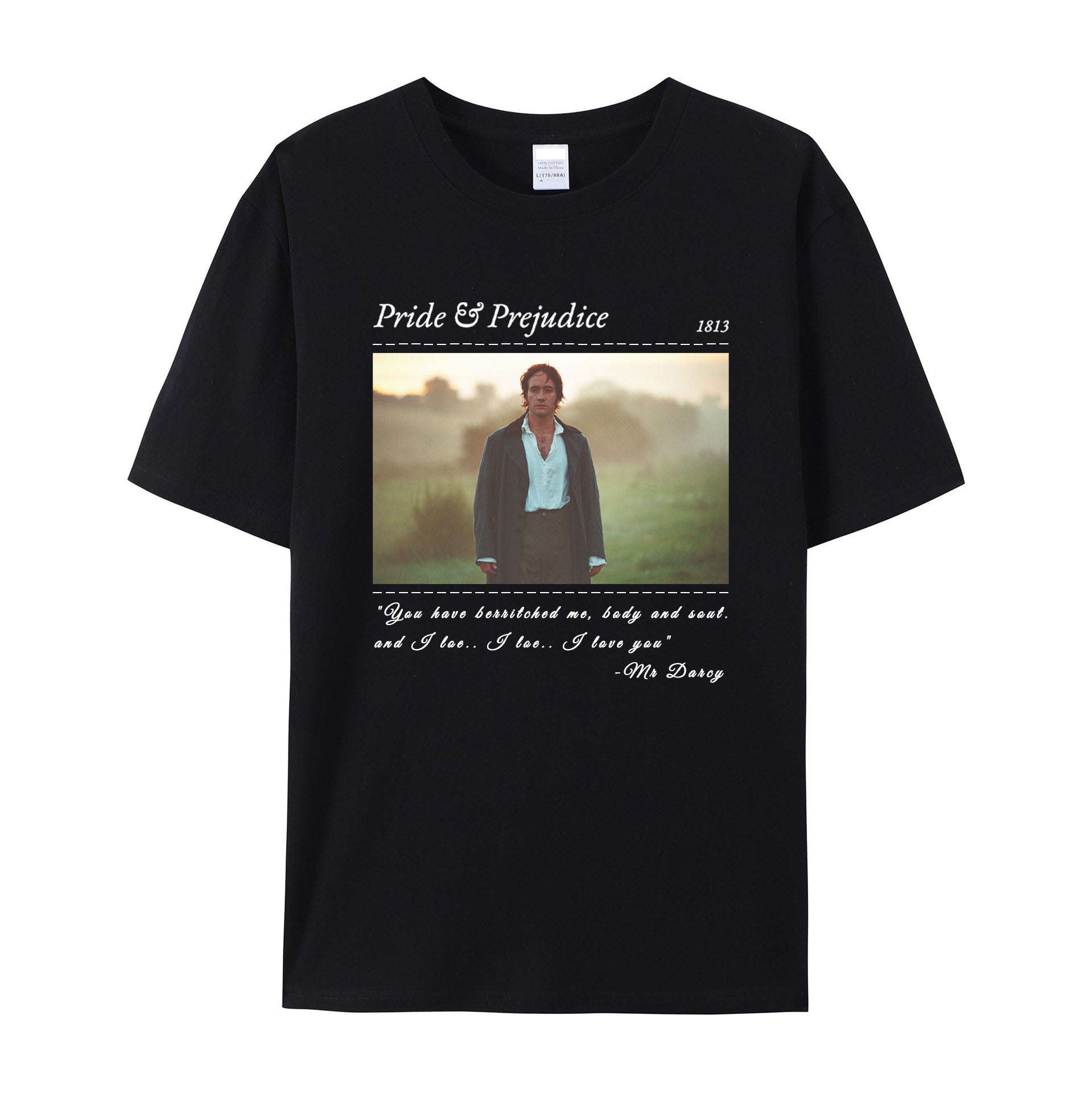PRIDE & PREJUDICE YOU HAVE BEWITCHED ME TEE COLLEN T-SHIRT