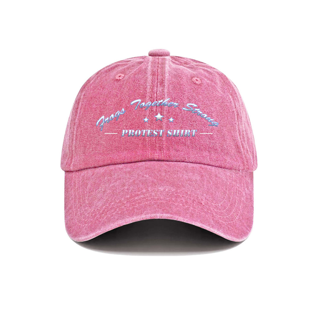 Frogs Together Strong Protest Shirt Caps