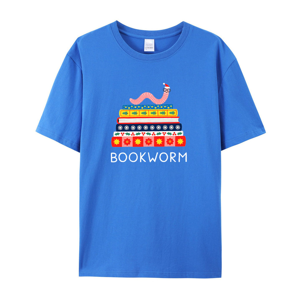BOOK WORM COTTON T-SHIRTS