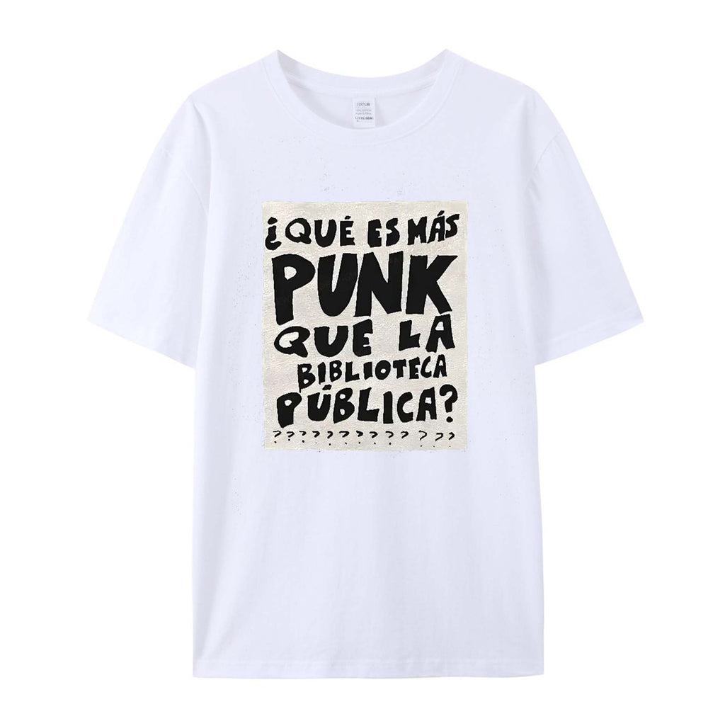 What's More Punk Than The Public Library cotton T-shirt