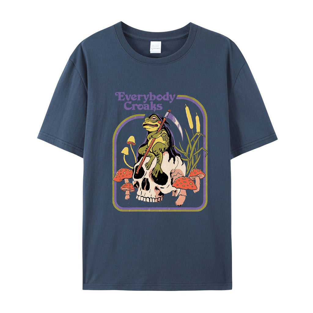 Halloween Retro Cotton T-Shirts