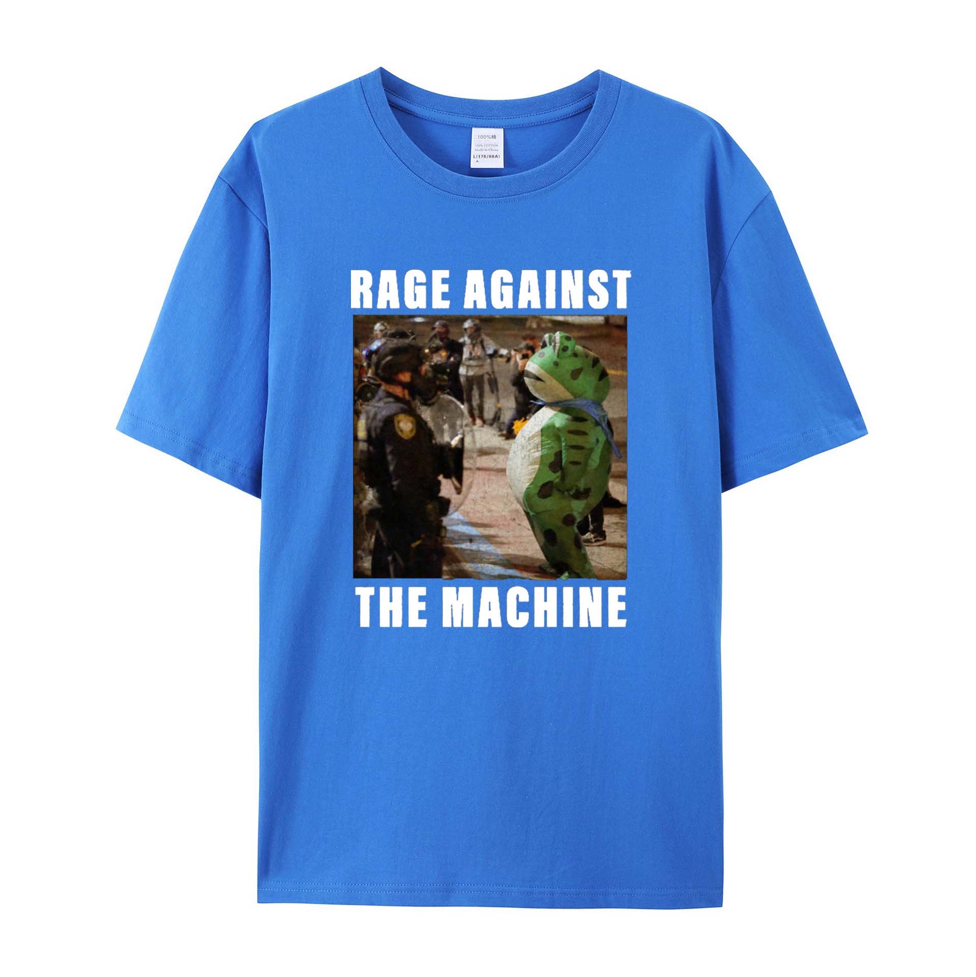 Frogs Together Strong Protest Shirt Cotton T-Shirts