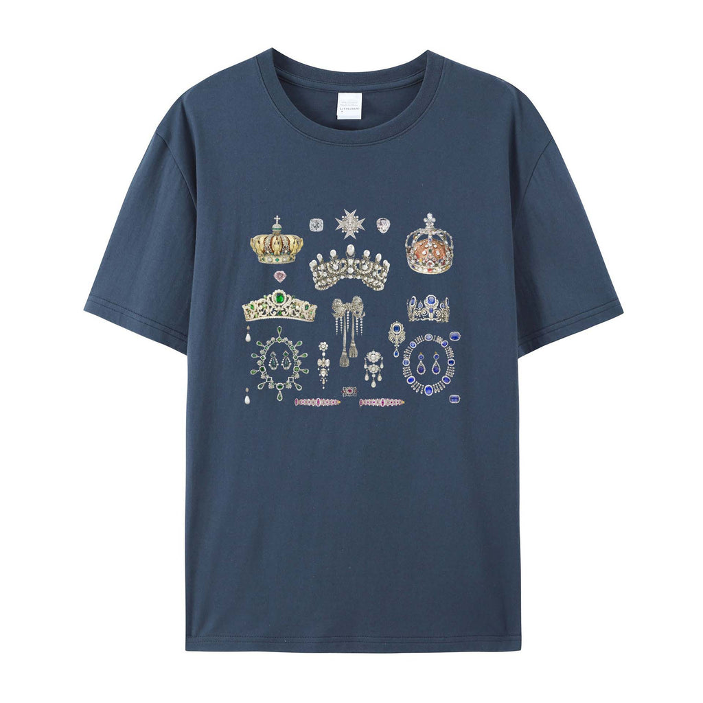 Louvre Stolen Crown Jewels Of Paris Cotton T-Shirts