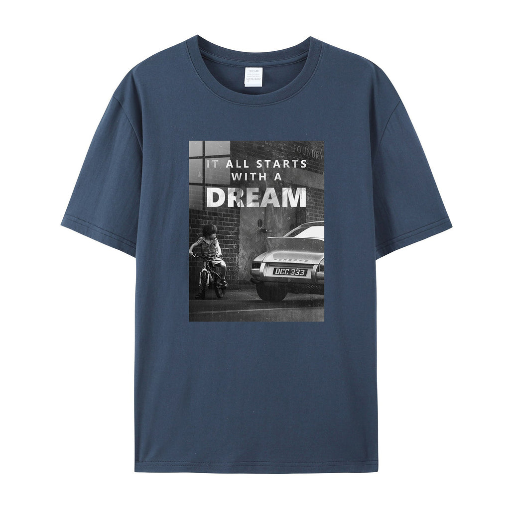 It All Starts With A Dream Cotton T-Shirts