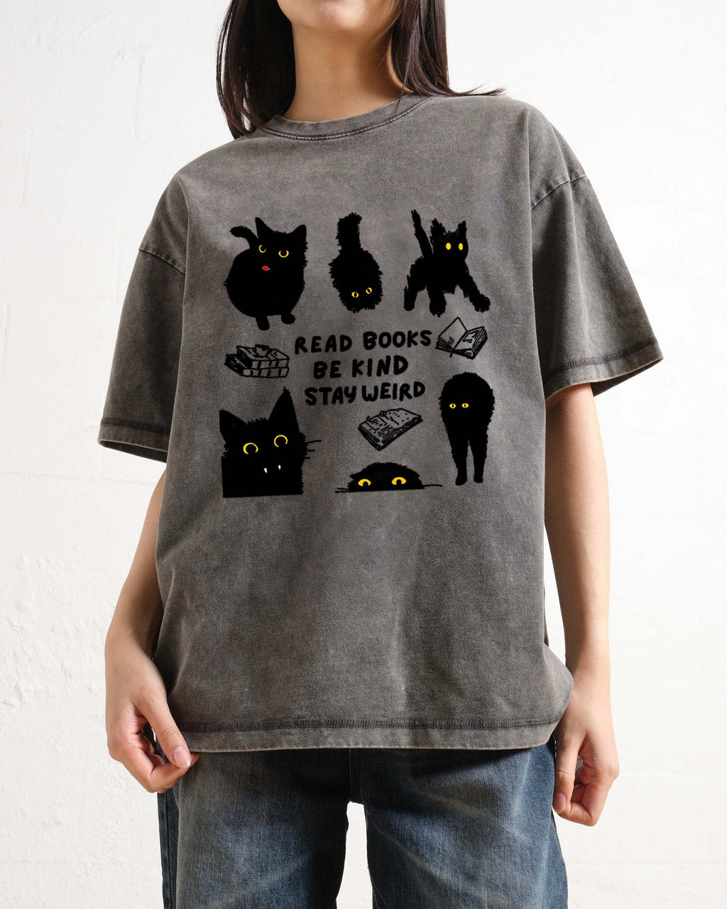 Read Books Be Kind Stay Weird T-shirt