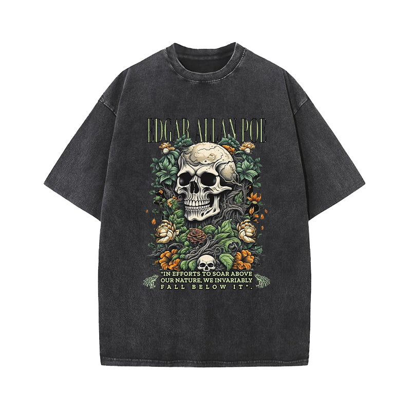 In Efforts To Soar Above Our Nature We Invariably Fall Below It Washed T-Shirt
