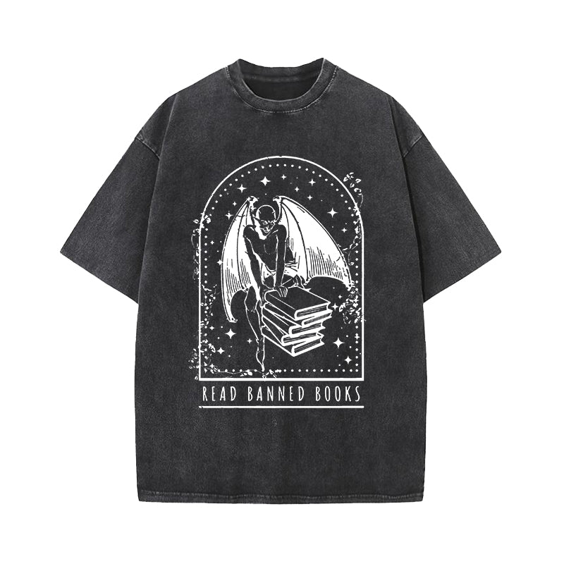 Read Banned Books Washed T-Shirt