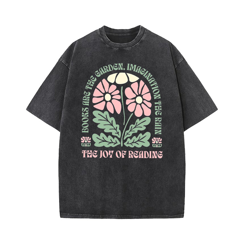The Joy of Reading Washed T-Shirt