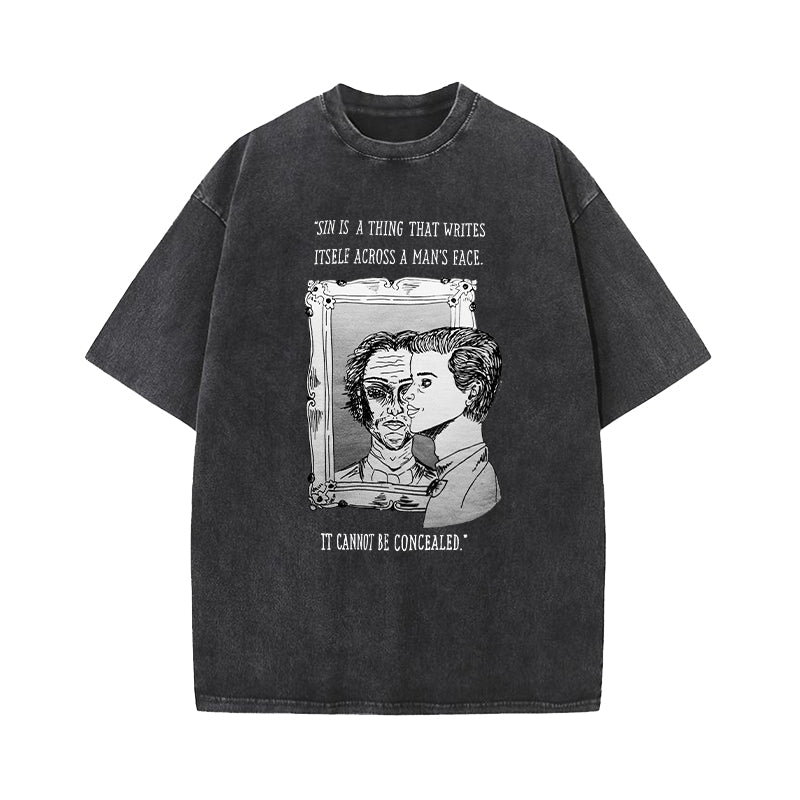 The Picture of Dorian Gray Oscar Wilde Washed T-shirt