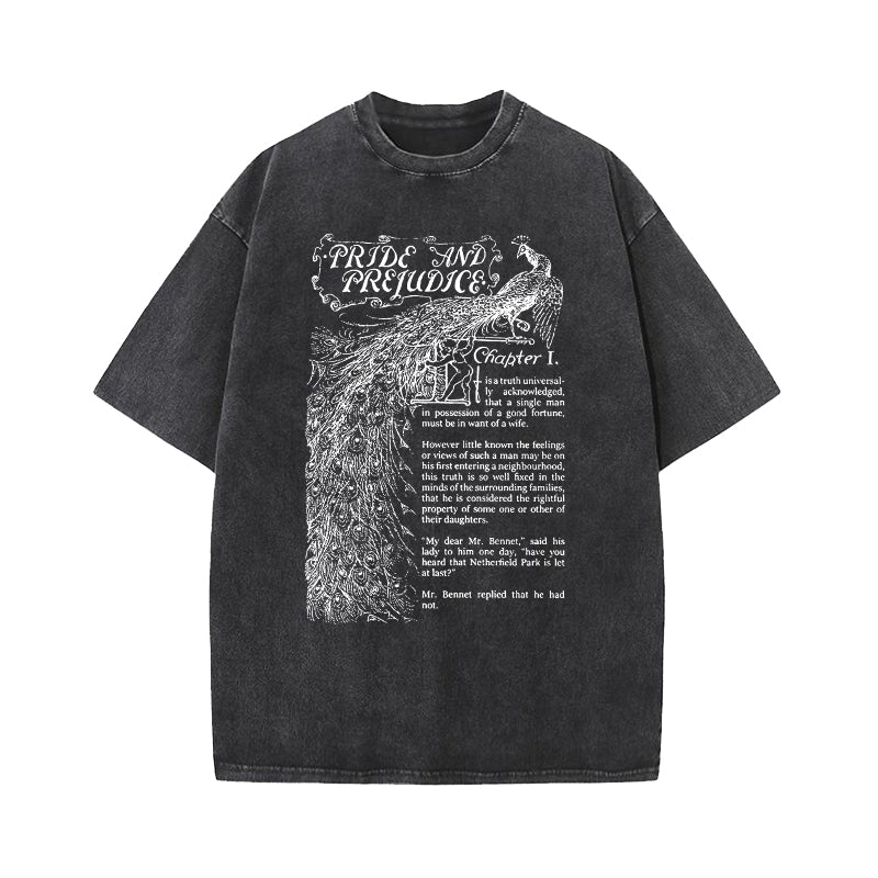 Pride And Prejudice Washed T-Shirt