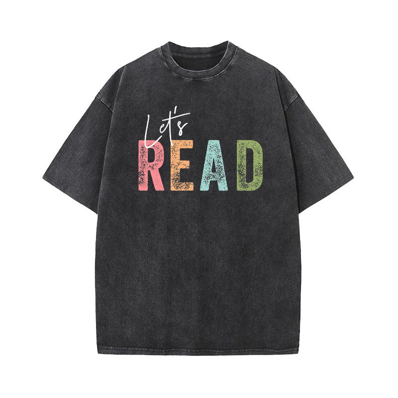 Let's Read Washed T-Shirt