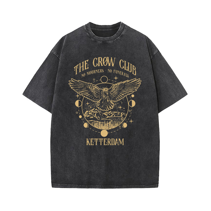 Six Of Crows Shirt No Mourners Merch Washed T-Shirt