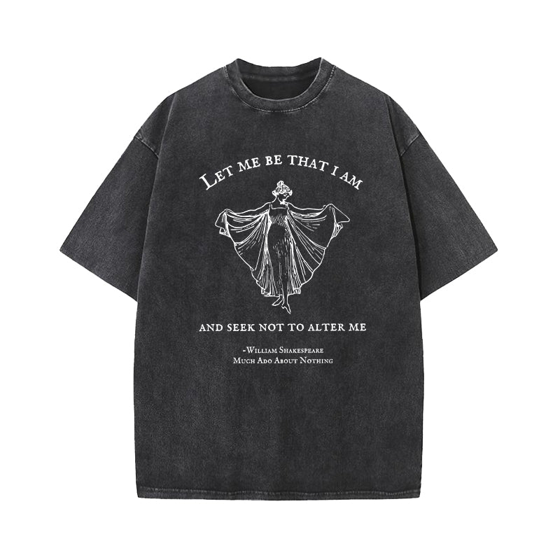 Shakespeare Much Ado About Nothing Washed T-Shirt