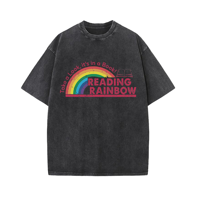 Take A Look It's In A Book Washed T-Shirt