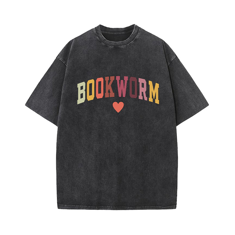Bookworm Washed T-Shirt