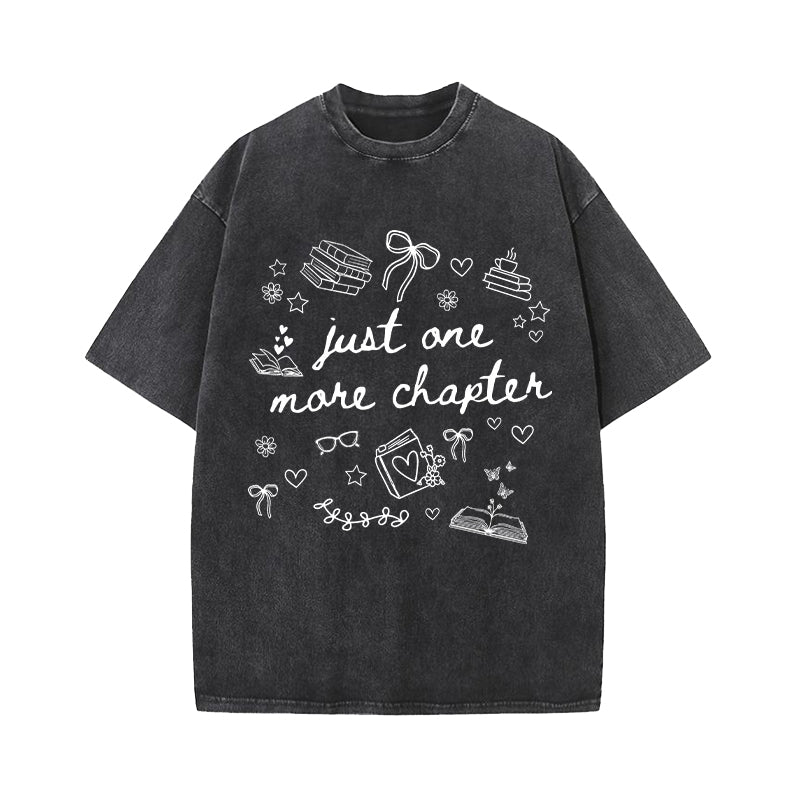 Just One More Chapter Washed T-Shirt