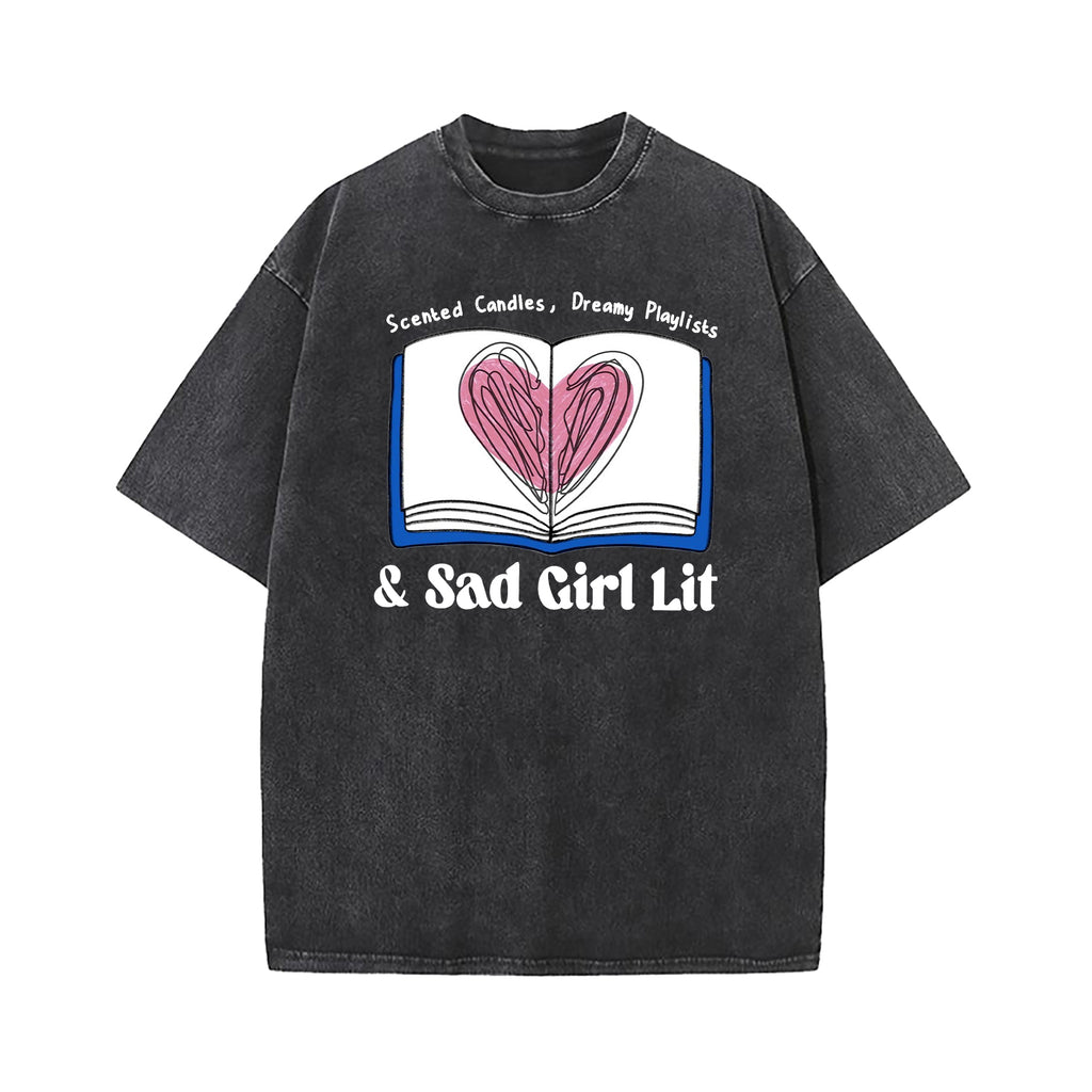 Sad Girl Lit Washed T-Shirt