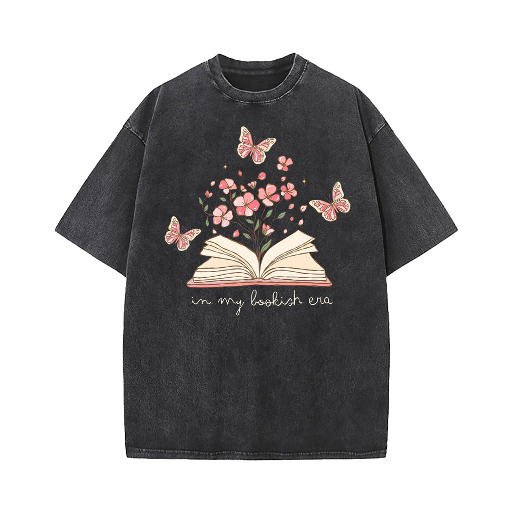 In My Bookish Era Washed T-Shirt