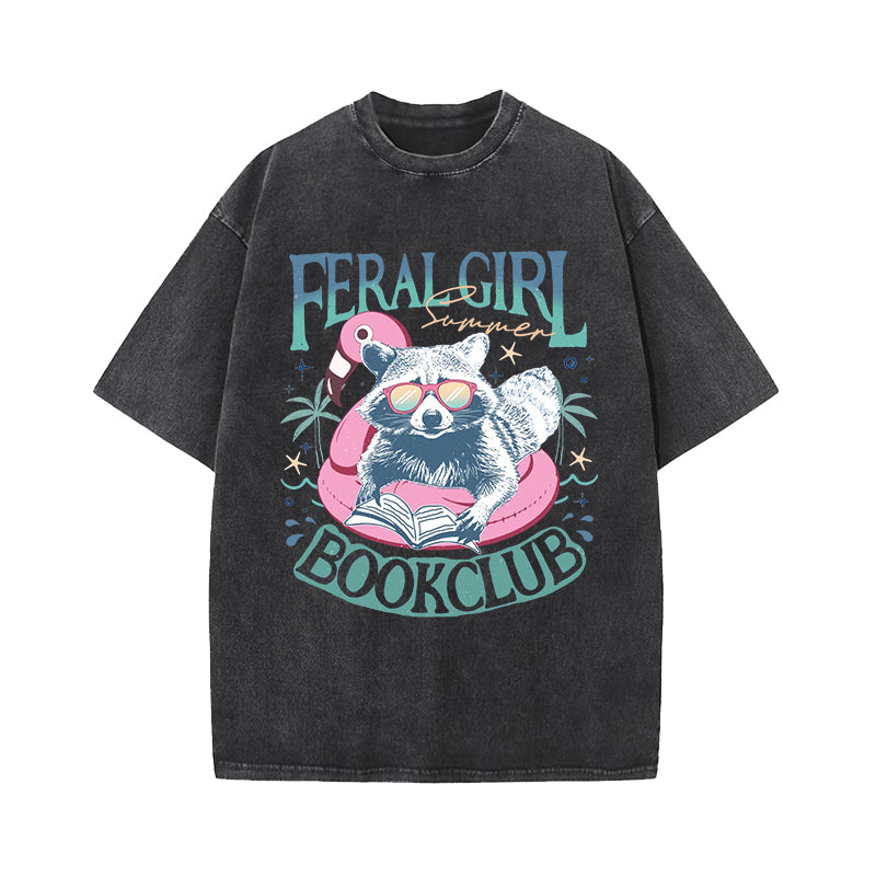 Feral Girl Summer Washed T-Shirt
