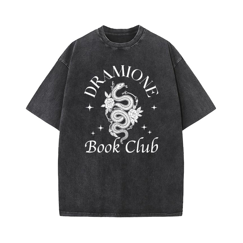 Dramione Enemies To Lovers Book Club Washed T-Shirt