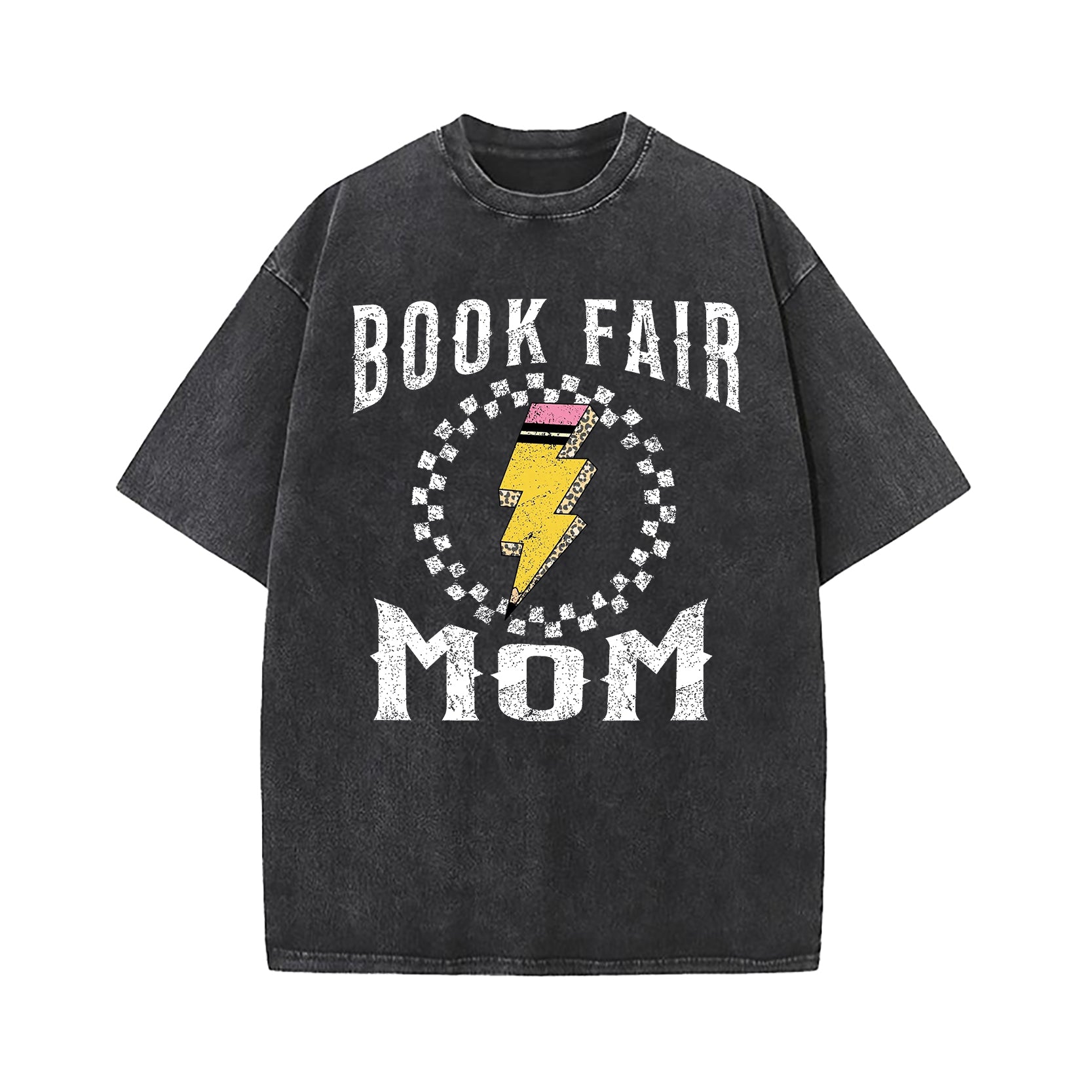 Book Fair Mom Washed T-Shirt