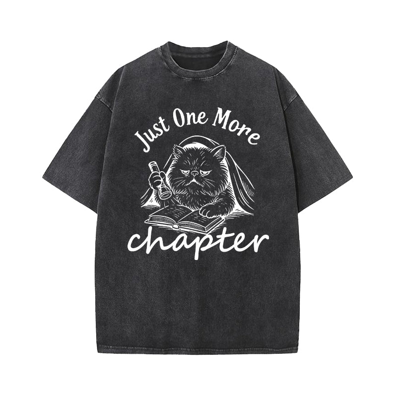 Just One More Chapter Washed T-Shirt