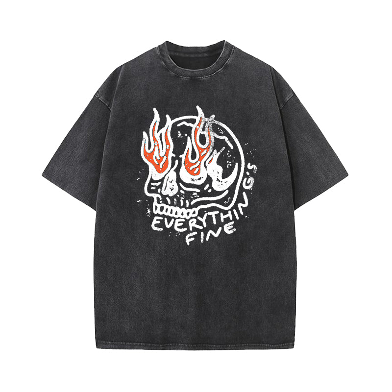 Everything Is Fine Washed T-Shirt