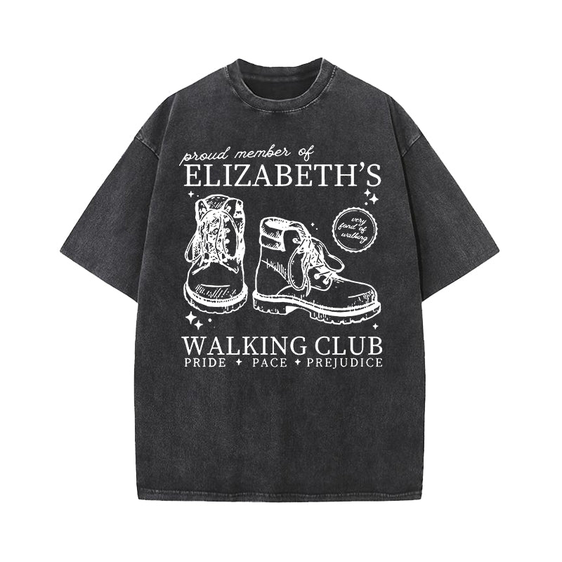 Very Fond Of Walking Washed T-Shirt