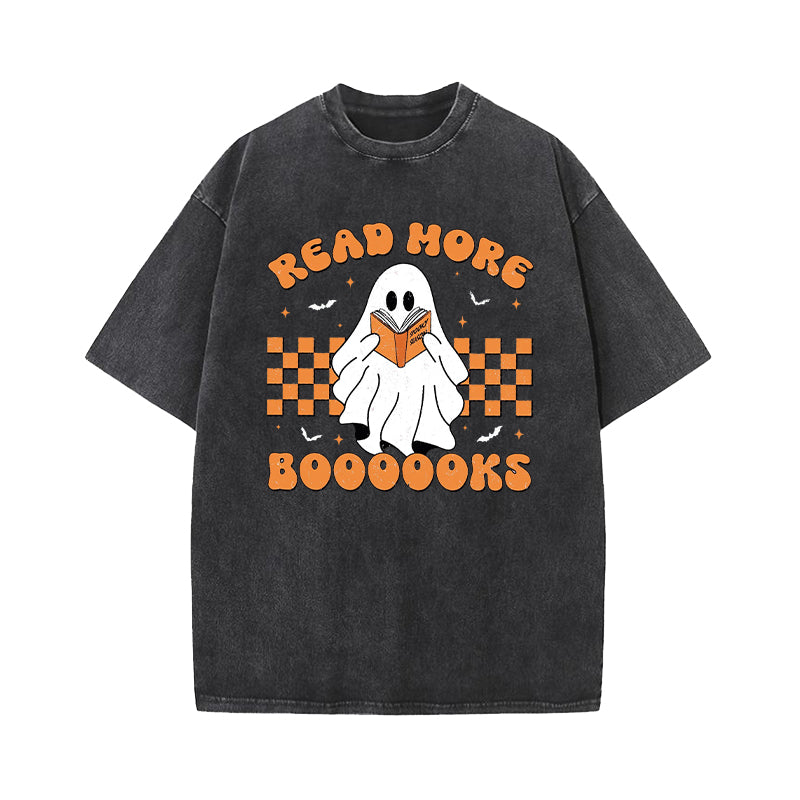 Read More Books Spooky Washed T-Shirt