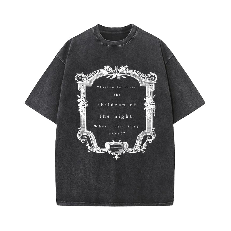 Dracula Listen To Them The Children Of The Night T-Shirt
