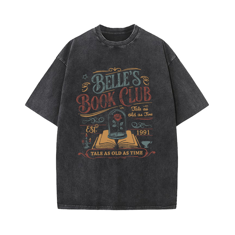 Belle Book Club Washed T-Shirt