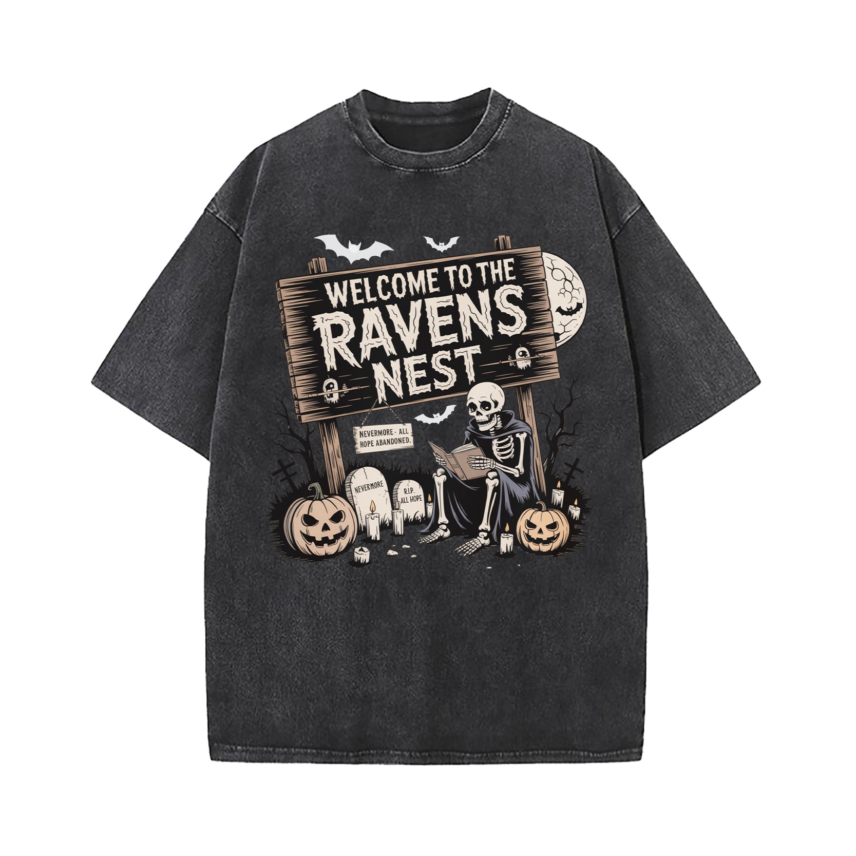 Welcome to the Raven's Nest Washed T-Shirt