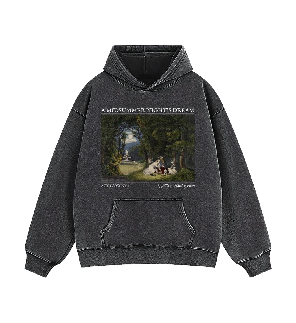 Shakespeare A Midsummer Night's Dream Washed Hoodie