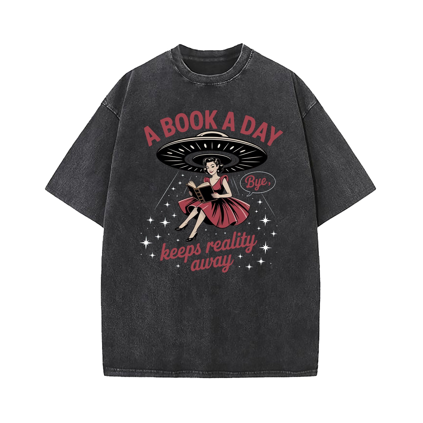 A Book A Day Washed T-Shirt