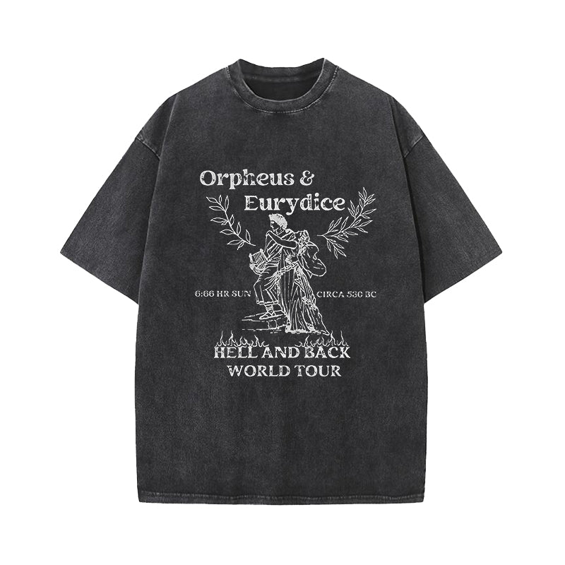 Orpheus and Eurydice Hell and Back World Tour Washed T-Shirt