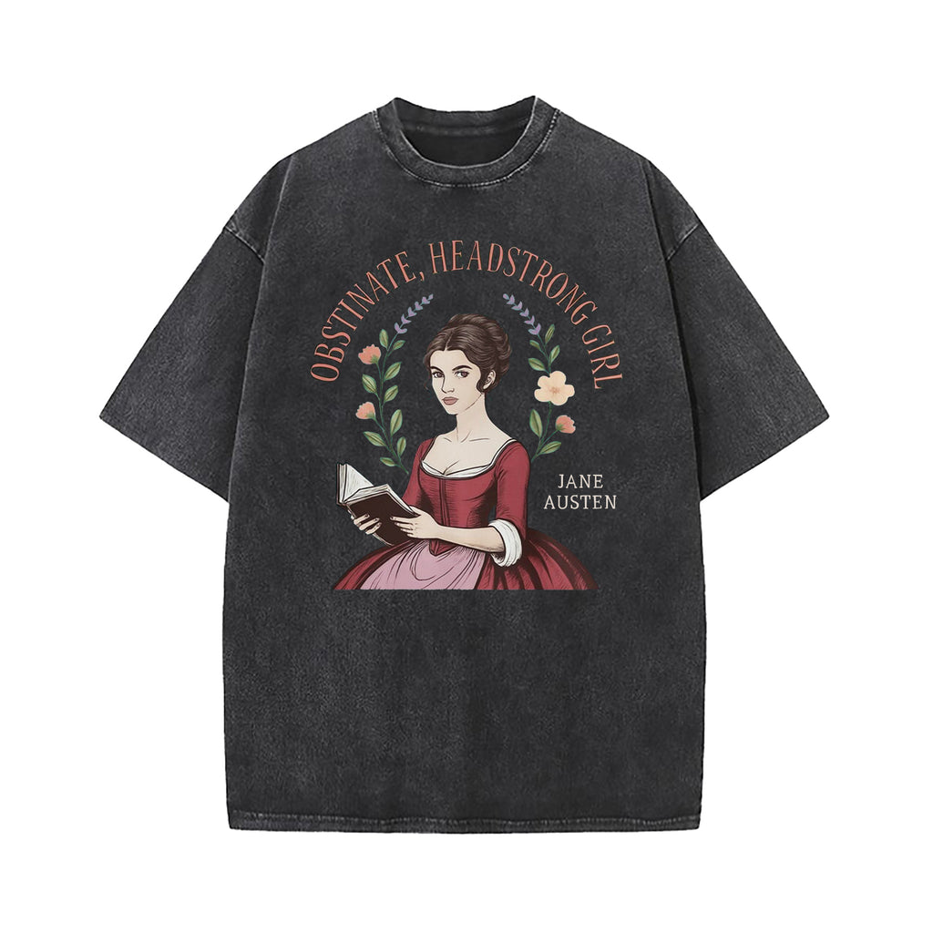Obstinate Headstrong Girl Washed T-Shirt