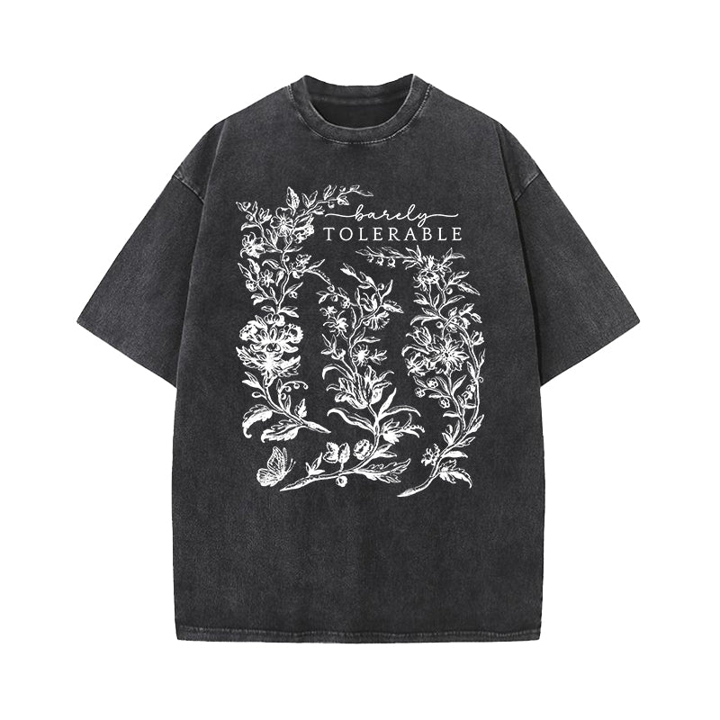 Barely Tolerable Pride And Prejudice Washed T-Shirt