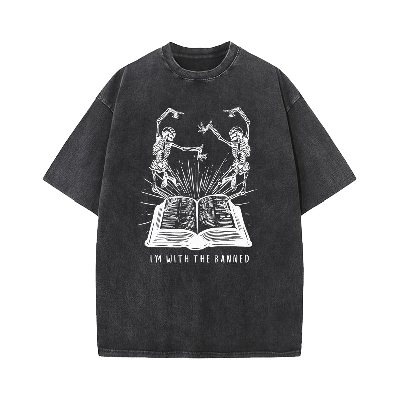I'm With The Banned Washed T-Shirt