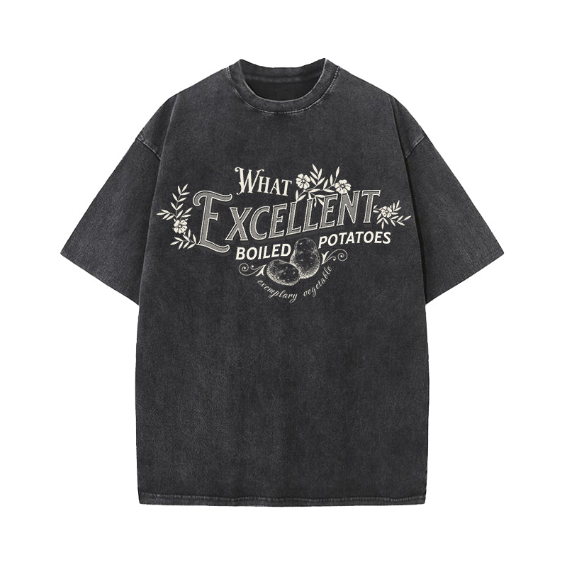 Excellent Boiled Potatoes Pride & Prejudice Washed T-Shirt