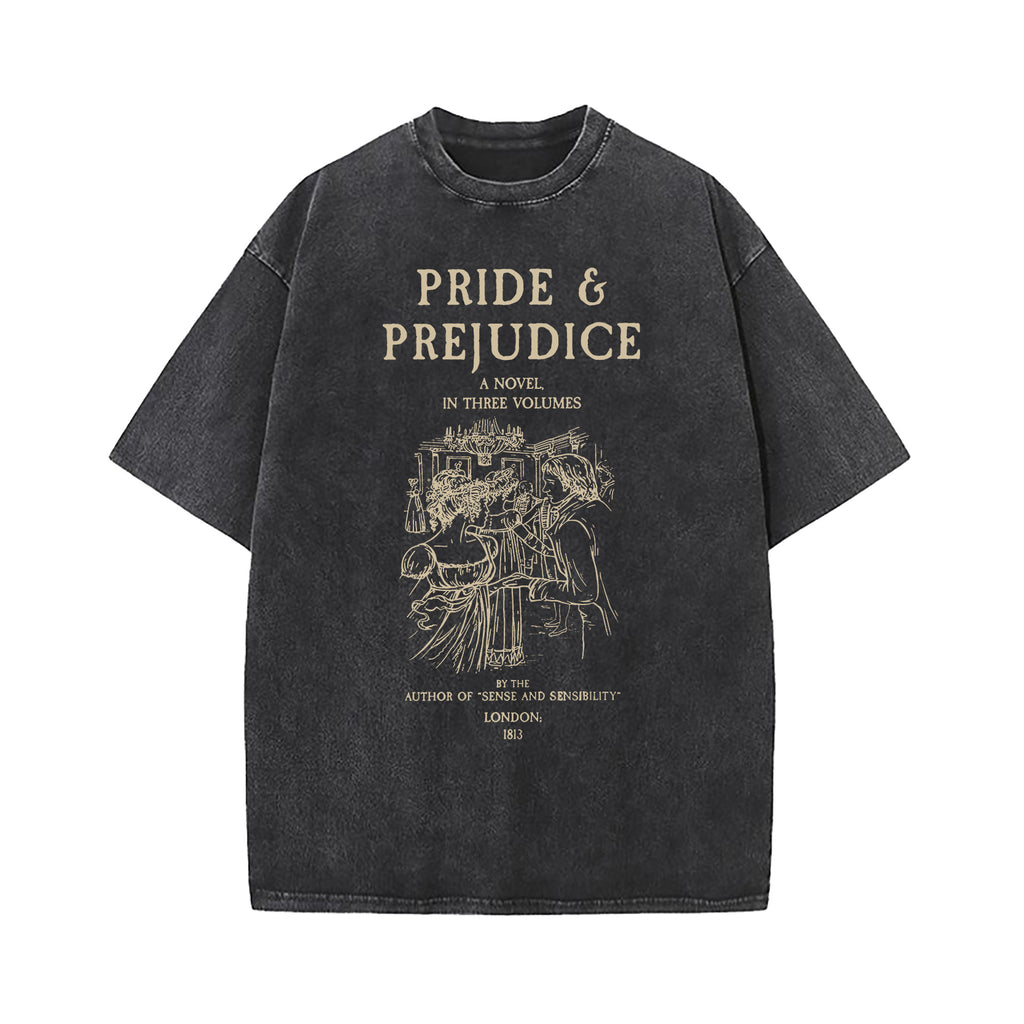 Pride And Prejudice Jane Austen Washed T-Shirt