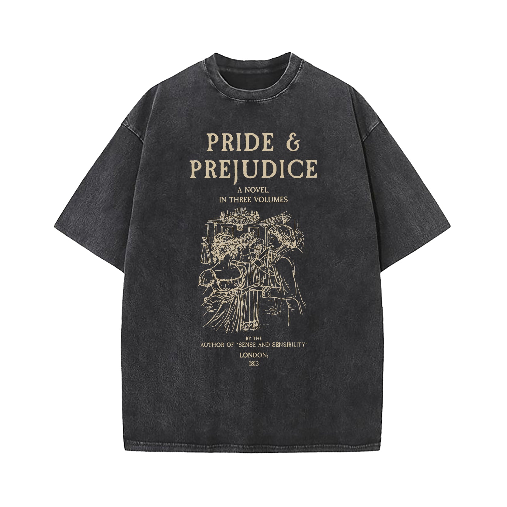 Pride And Prejudice Jane Austen Washed T-Shirt