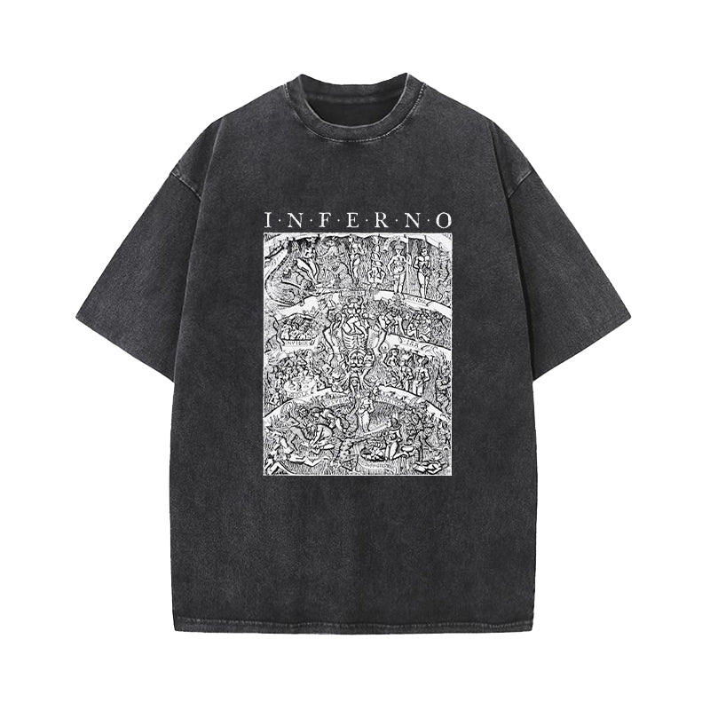 Inferno Divine Comedy Dante Alighieri T-Shirt
