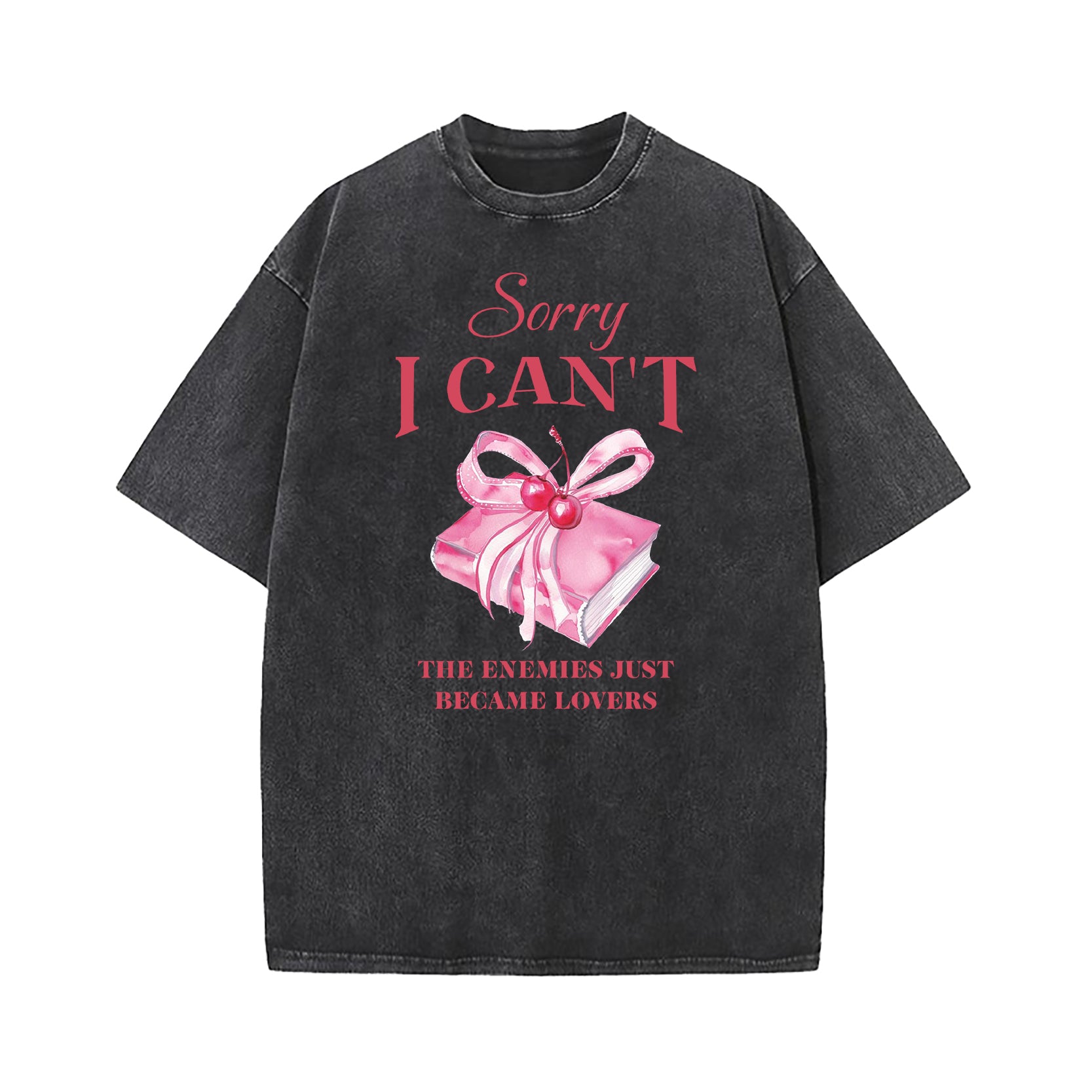 Enemies To Lovers Dark Romance Washed T-Shirt