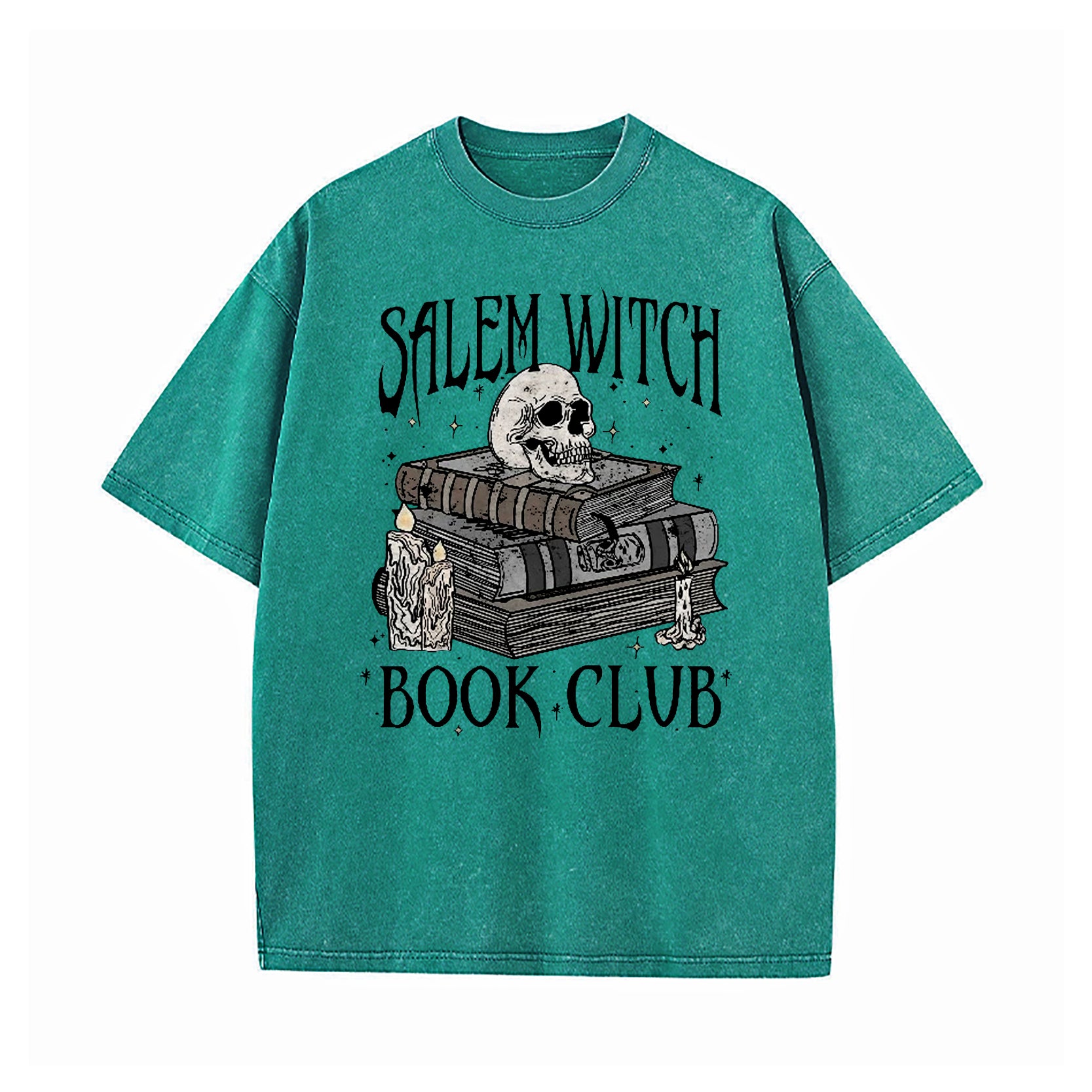 Salem Witch Book Club Washed T-Shirt