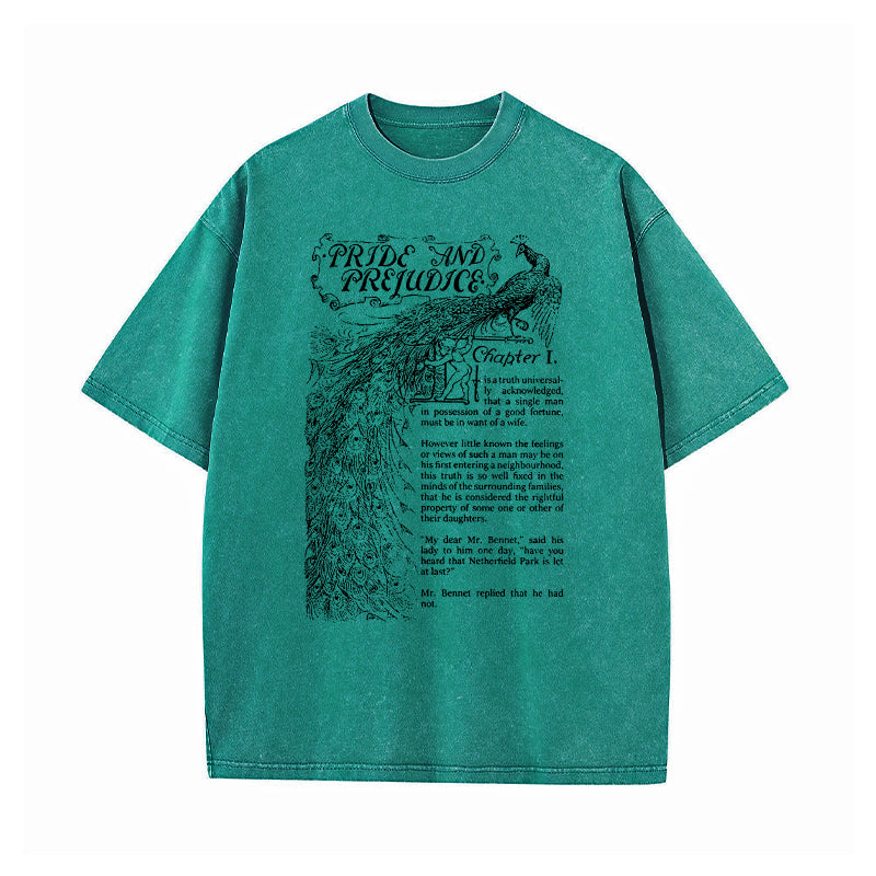Pride And Prejudice Washed T-Shirt