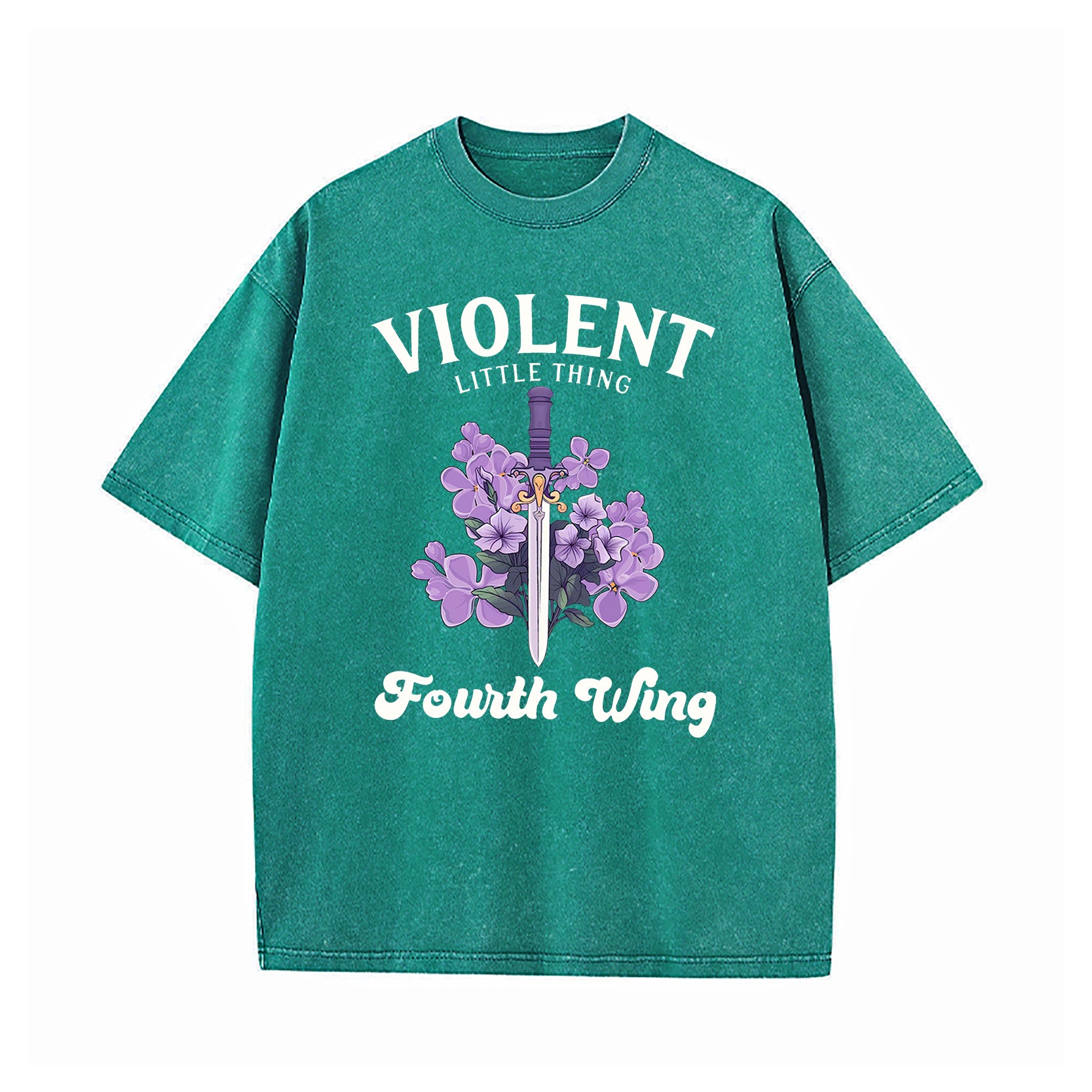 Violent Little Thing Violet Sorrengail Washed T-Shirt